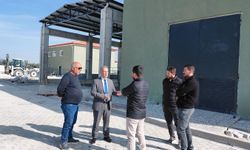 Başkan Erol, Atıksu Tesisi inşaatını inceledi