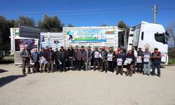 Aydın BŞB'den Yenipazarlı üreticilere yem desteği