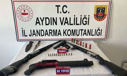 Nazilli'de ruhsatsız silah operasyonu