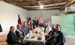 Özmen, Çineli ailenin iftar sofrasına konuk oldu