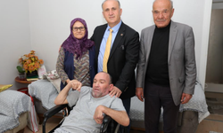 Başkan Kaya engelli İskender'in isteğini yerine getirdi