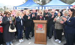 Nazlıaka’dan Kuşadası’ndaki dayanışma çadırına destek