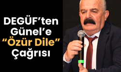 DEGÜF’ten Günel’e “Özür Dile” Çağrısı