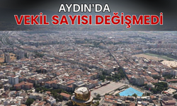Aydın'da Vekil Sayısı Değişmedi