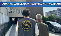 Aranan şahıslar jandarmadan kaçamadı