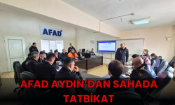 AFAD Aydın’dan Sahada Tatbikat