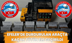 Efeler’de Durdurulan Araçta Kaçak Tütün Ele Geçirildi