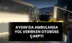 Aydın’da Ambulansa Yol Verirken Otobüse Çarptı