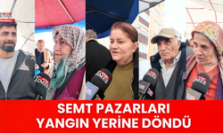 Semt Pazarları Yangın Yerine Döndü