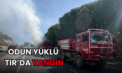 Odun Yüklü TIR’da Yangın