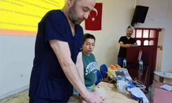 Aydın Devlet Hastanesi'nde personele acil durum ve afet eğitimi verildi