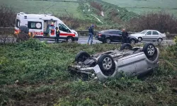 Söke’de Otomobil Takla Attı: 1 Yaralı