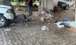 Didim’de Araç İşyerine Daldı