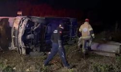 Yolcu Minibüsü Devrildi: Ölün ve Yaralılar Var