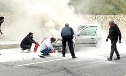 Tüplü Araç Alev Alev Yandı