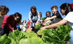 Didim’de Çocuklar Tarımı Uygulamalı Öğrendi