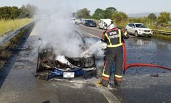 Seyir Halindeki Araç Küle Döndü