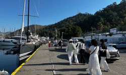 Dev Yolcu Gemisi Marmaris Limanı'na Demirledi