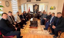 MHP İlçe Başkanı Taşdemir, Kaymakam Keklik‘e Ziyaret