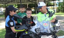 Polislerden Özel Çocuklara Unutulmaz Gün