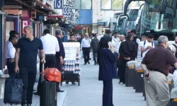 Bayram Dönüşü Otogarda Yoğunluk