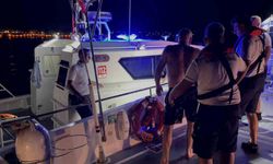 Didim açıklarında 2 kişi kurtarıldı