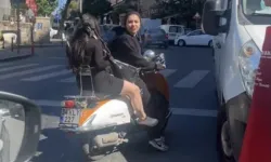 Motosikletli Kadın Dehşet Saçtı