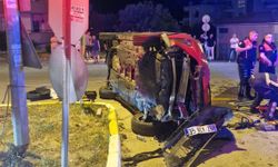 Takla Atan Otomobilin Sürücüsü Yaralandı