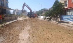Aydın'da yol yapım çalışmaları sürüyor