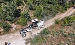 Bozdoğan'dan Örencik'e yol hizmeti