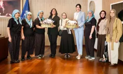 Üretici kadınlardan Çerçioğlu’na ziyaret