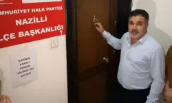 CHP Nazilli'de kriz: Yeni başkan binaya alınmadı