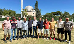 Germencikspor efsaneleri 30 yıl sonra aynı sofrada buluştu