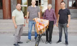 Germencik’te bisikletle gelen mutluluk