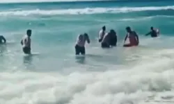 Sevgi Plajı'nda korku dolu anlar