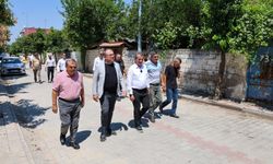 Efeler'den Umurlu’ya 10 bin metrekarelik parke taşı