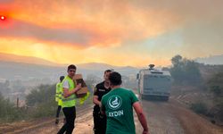 Aydın Ülkü Ocakları’ndan Çine’deki yangın bölgesine destek