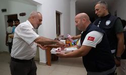 İncirliova'da kandil gecesi camilerde ikram dağıtıldı
