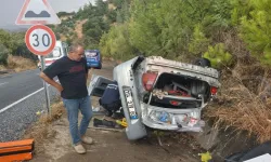 Aydın’da otomobil takla attı: 5 yaralı