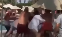 Kuşadası'nda tatilciler arasında kavga çıktı
