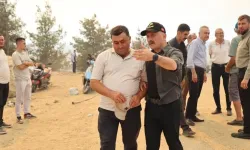 Vali Varol'dan yangınzedelere moral desteği