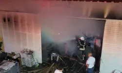 Aydın’da korkutan depo yangını!