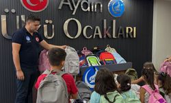 Ülkü ocaklarından öğrencilere kırtasiye desteği