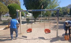 Parklarda genel bakım çalışması devam ediyor