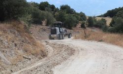 Bozdoğan'da şarampol ve tesviye mesaisi