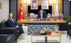 Başhekim Özbağçıvan İl Sağlık Müdürünü ziyaret etti