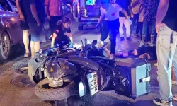 Aydın'da feci kaza: Kamyonet ile motosiklet çarpıştı
