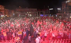 Aydın'da Avrupa Şampiyonluğu coşkuyla kutlandı