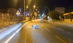 Motosiklet sürücüsü yaşam mücadelesi veriyor