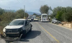 Bozdoğan’da zincirleme kaza: 2 yaralı